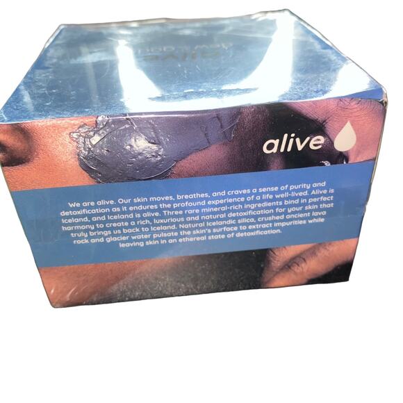 Dew Of The Gods - Alive Icelandic Silica Detox Mask 4.2oz/120g NIB & Sealed - Picture 5 of 7